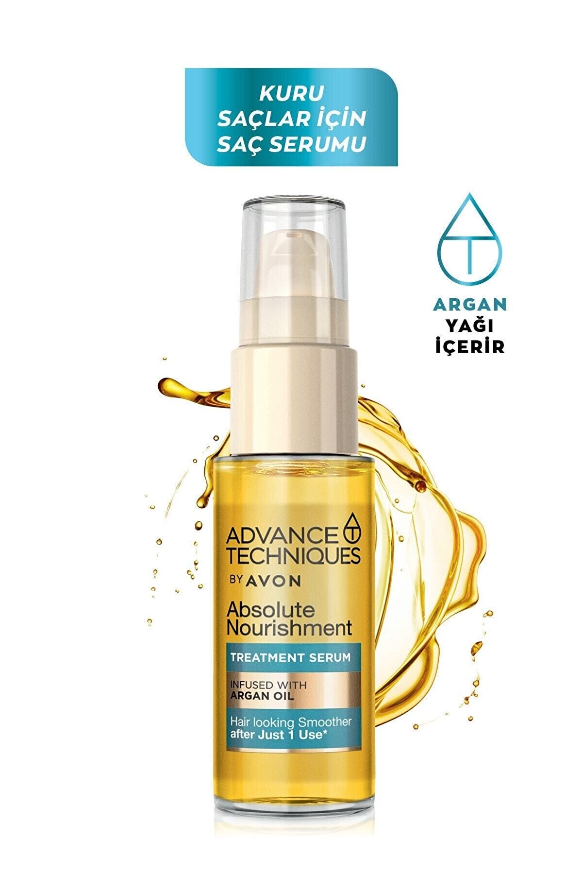 سرم تغذیه کننده مو حاوی روغن آرگان 30 میل آون Avon