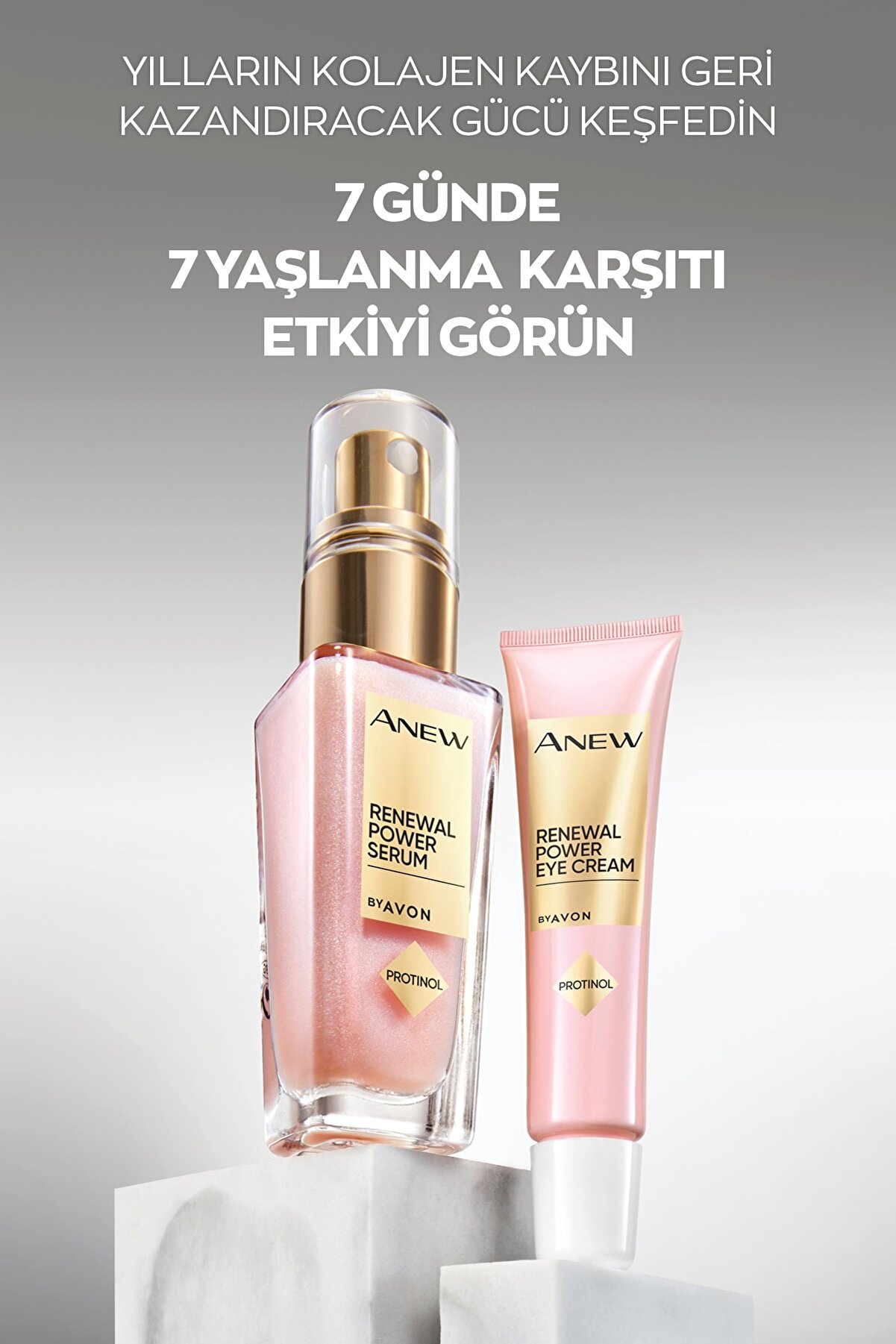 سرم جوانساز قدرتمند پروتینول Anew آون Avon