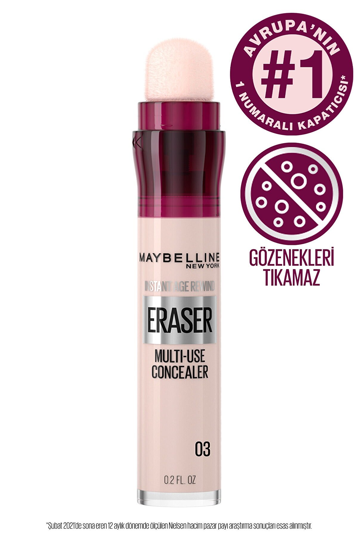 هایلایتر صورت با کانسیلر فوری ضد پیری - 03 میبلین Maybelline
