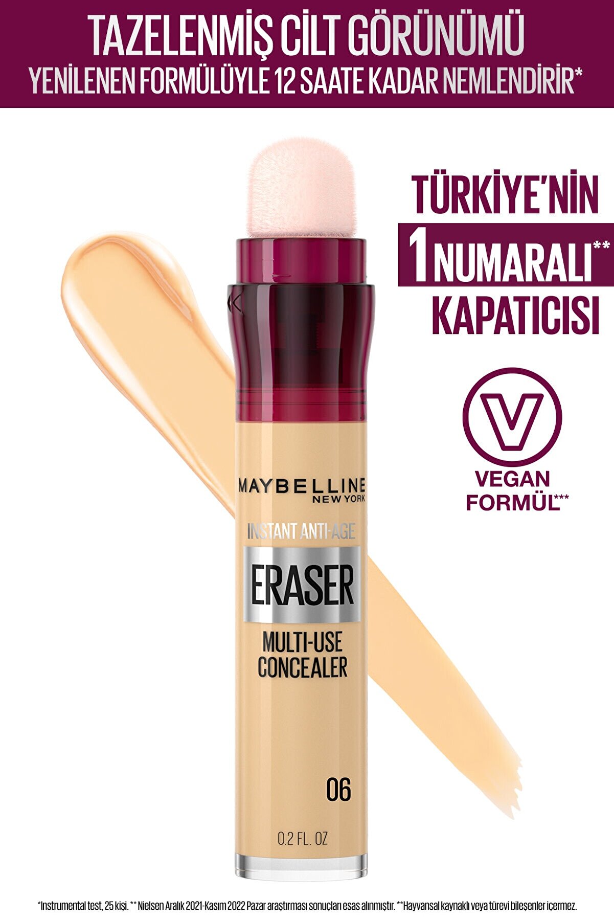هایلایتر صورت با کانسیلر فوری ضد پیری - 06 میبلین Maybelline