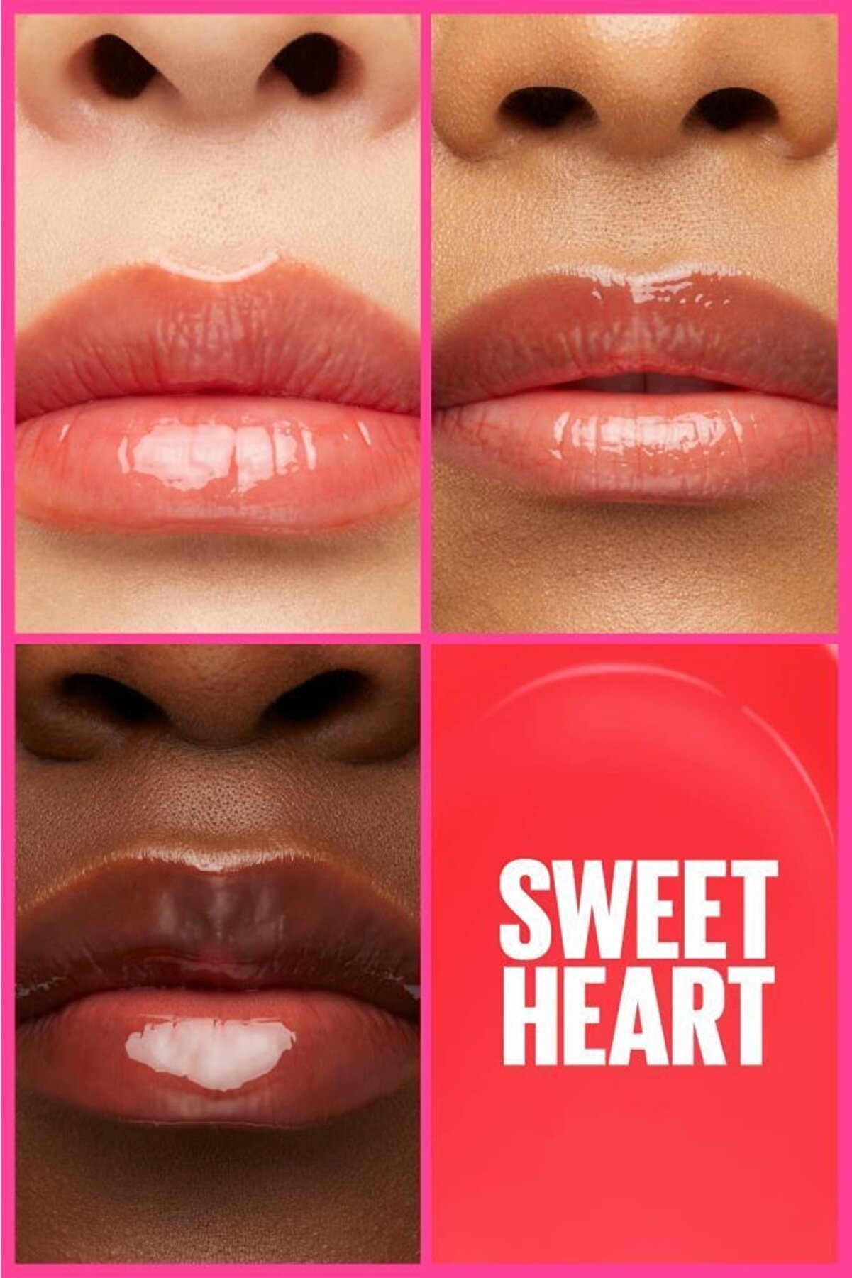 ریمل براق کننده لب با هیالورونیک اسید - 23 Sweetheart میبلین Maybelline