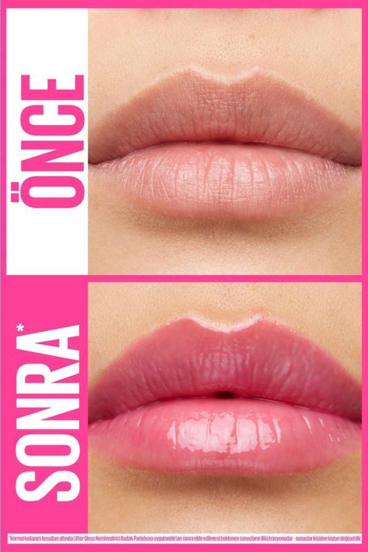 ریمل براق کننده لب با هیالورونیک اسید - 22 Peach Ring میبلین Maybelline