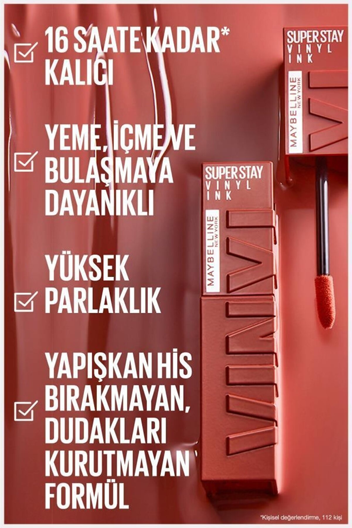 رژ لب براق مایع جوهر وینیل Super Stay 15 Peachy میبلین Maybelline