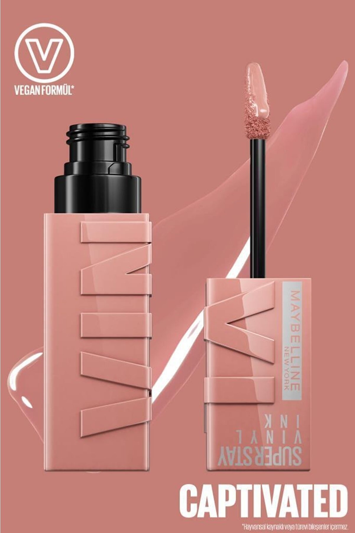 رژ لب براق مایع جوهر وینیل Super Stay 95 captivated میبلین Maybelline