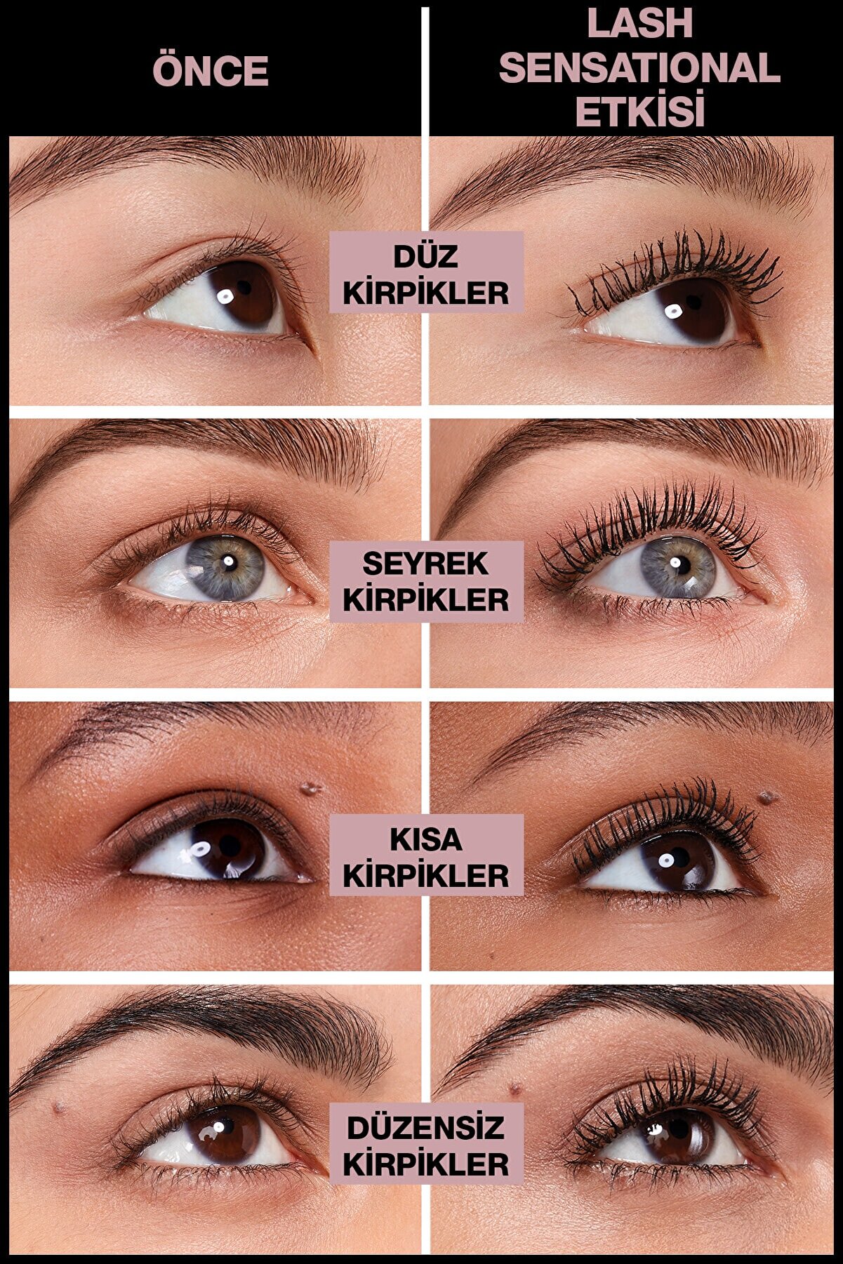 ریمل ضد آب مشکی Lash Sensational میبلین Maybelline