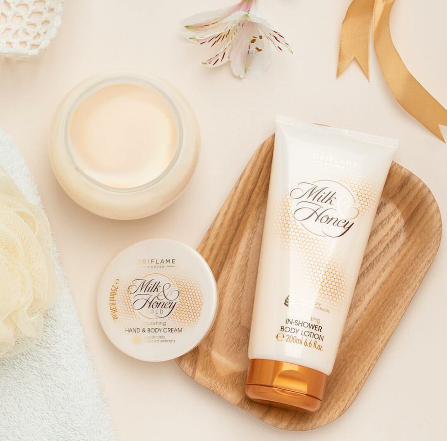 کرم دست تیوبی شیروعسل طلایی Milk and Honey Gold