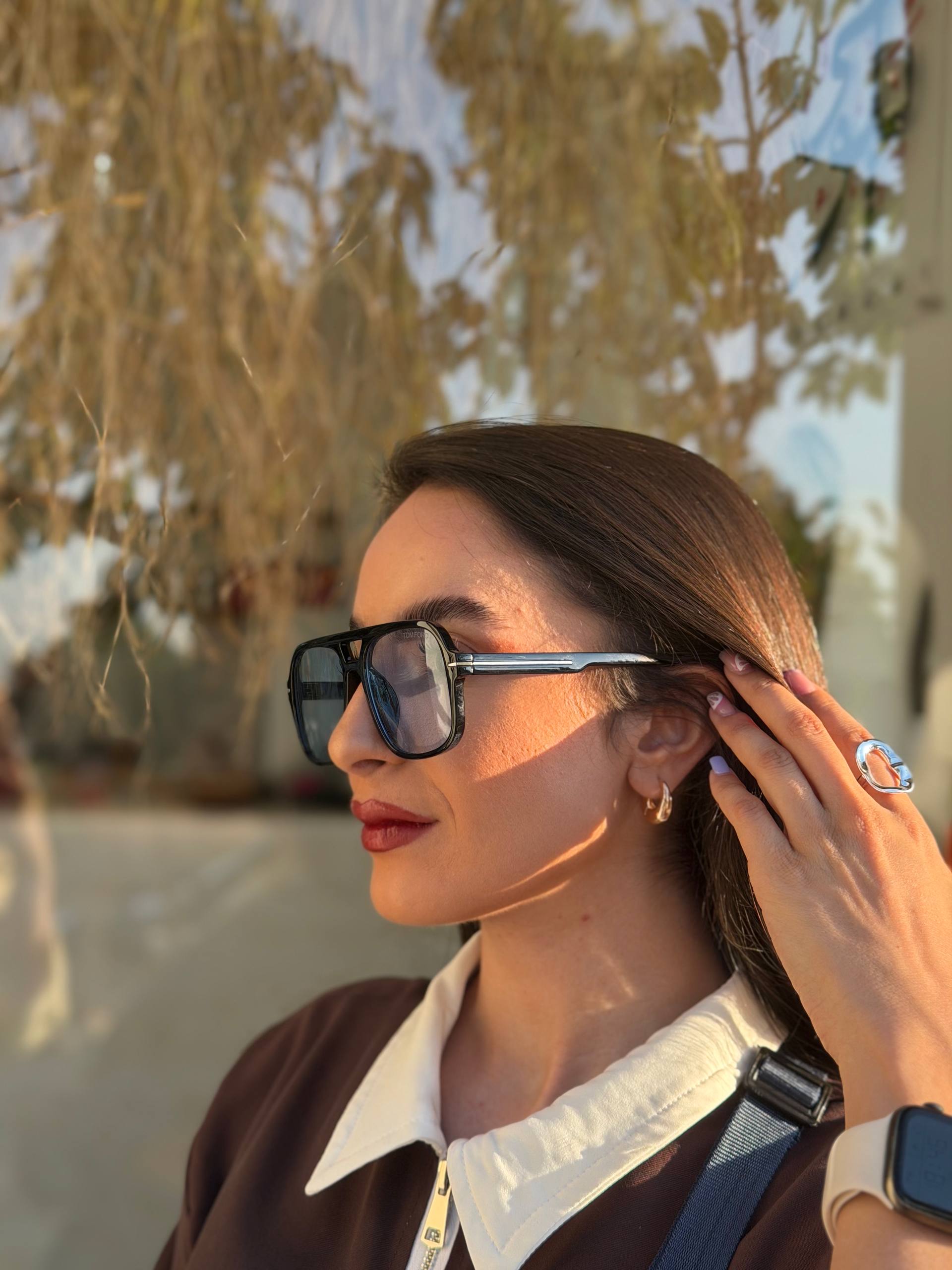 عینک آفتابی تام فورد آبی